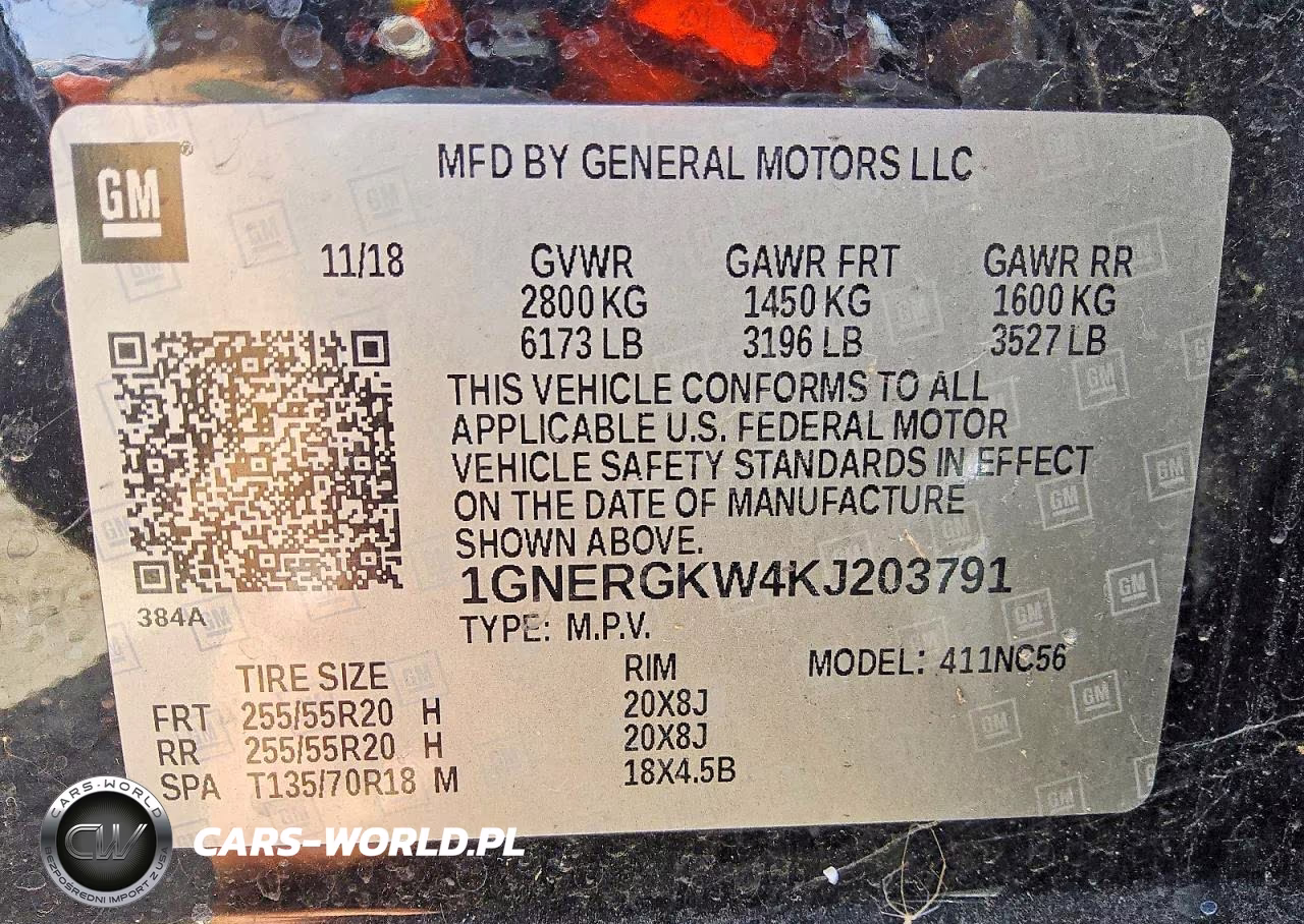 2019 Chevrolet Traverse Lt VIN:1GNERGKW4KJ203791 - 13