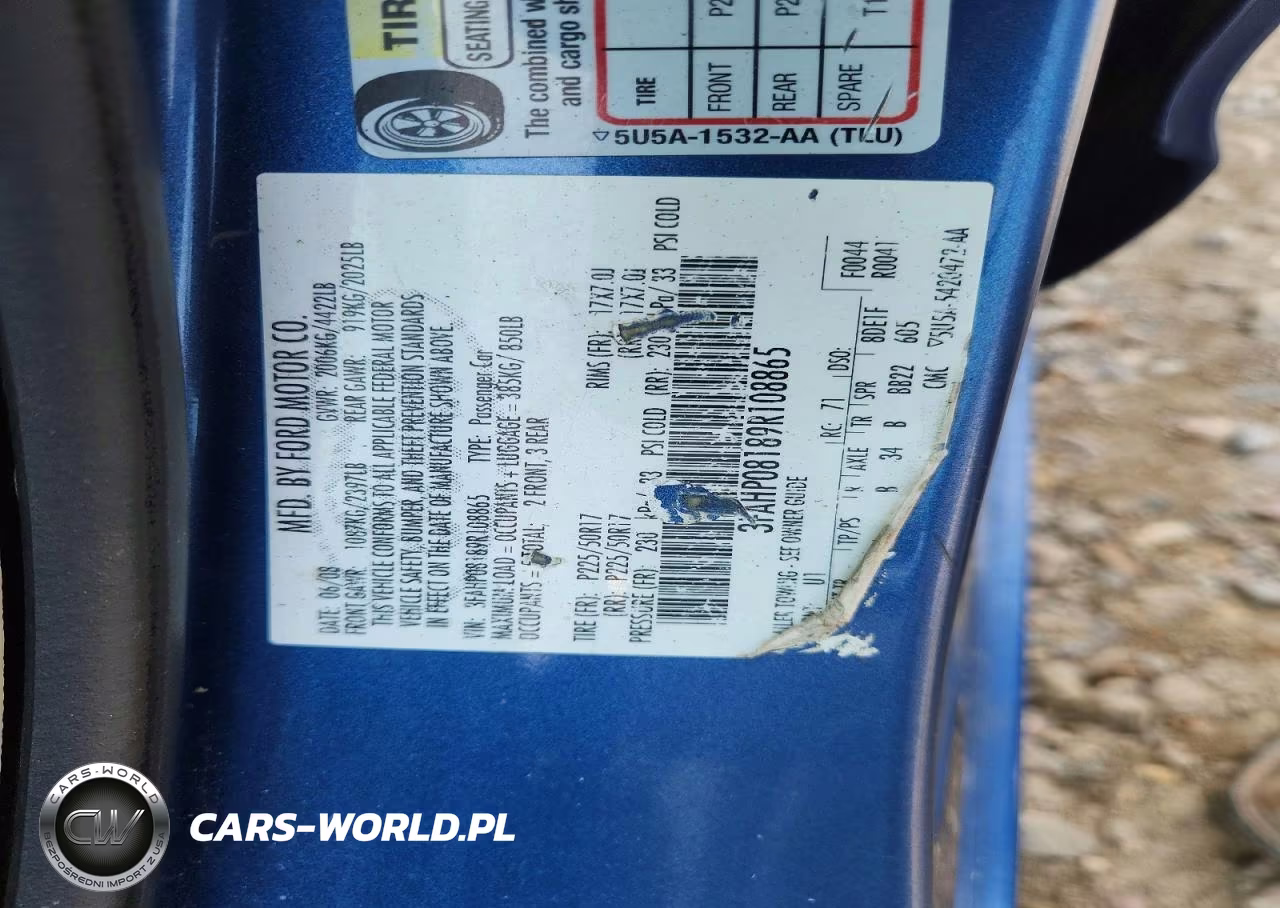2009 Ford Fusion Sel VIN:3FAHP08189R108865 - 12