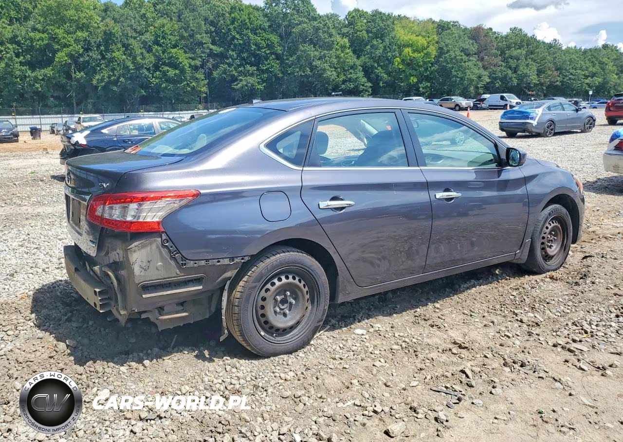 2014 Nissan Sentra Sv VIN:3N1AB7AP1EY316025 - 3
