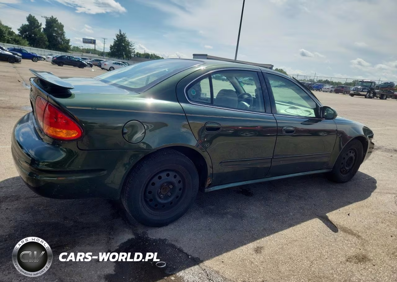 2000 Oldsmobile Alero Gl VIN:1G3NL52E4YC322475 - 3