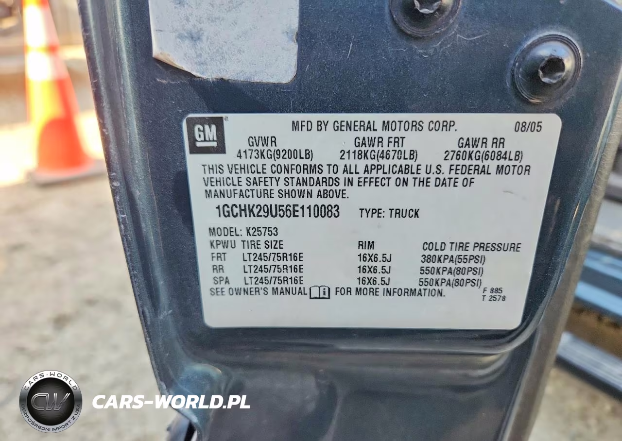 2006 Chevrolet Silverado K2500 Heavy Duty VIN:1GCHK29U56E110083 - 12