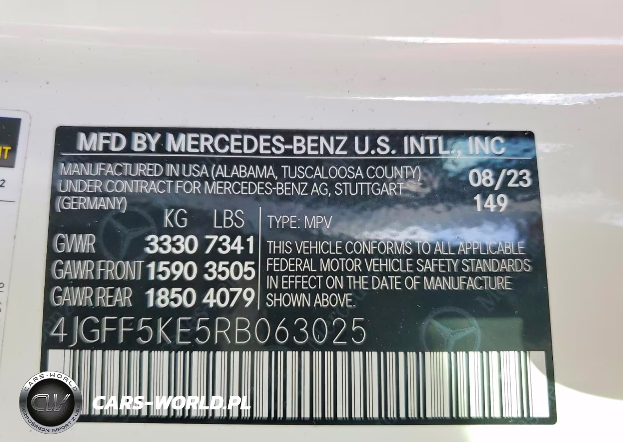 2024 Mercedes-Benz Gls 450 4Matic VIN:4JGFF5KE5RB063025 - 13