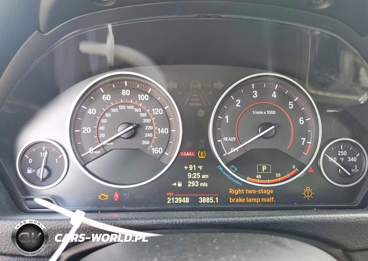 2013 BMW 328 I VIN:WBA3A5C53DF356926 - 9