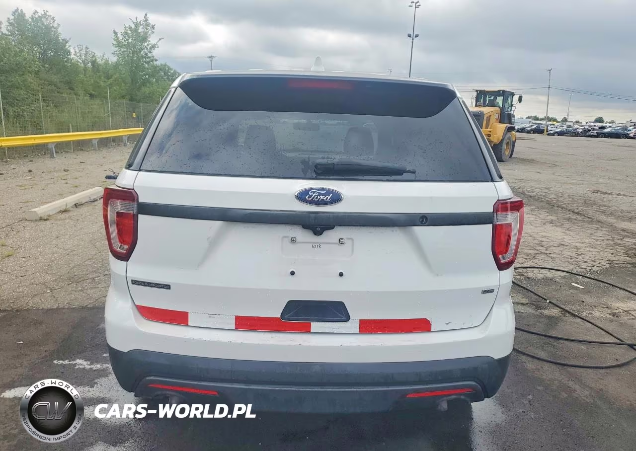2017 Ford Explorer Police Interceptor VIN:1FM5K8AR6HGB41018 - 6