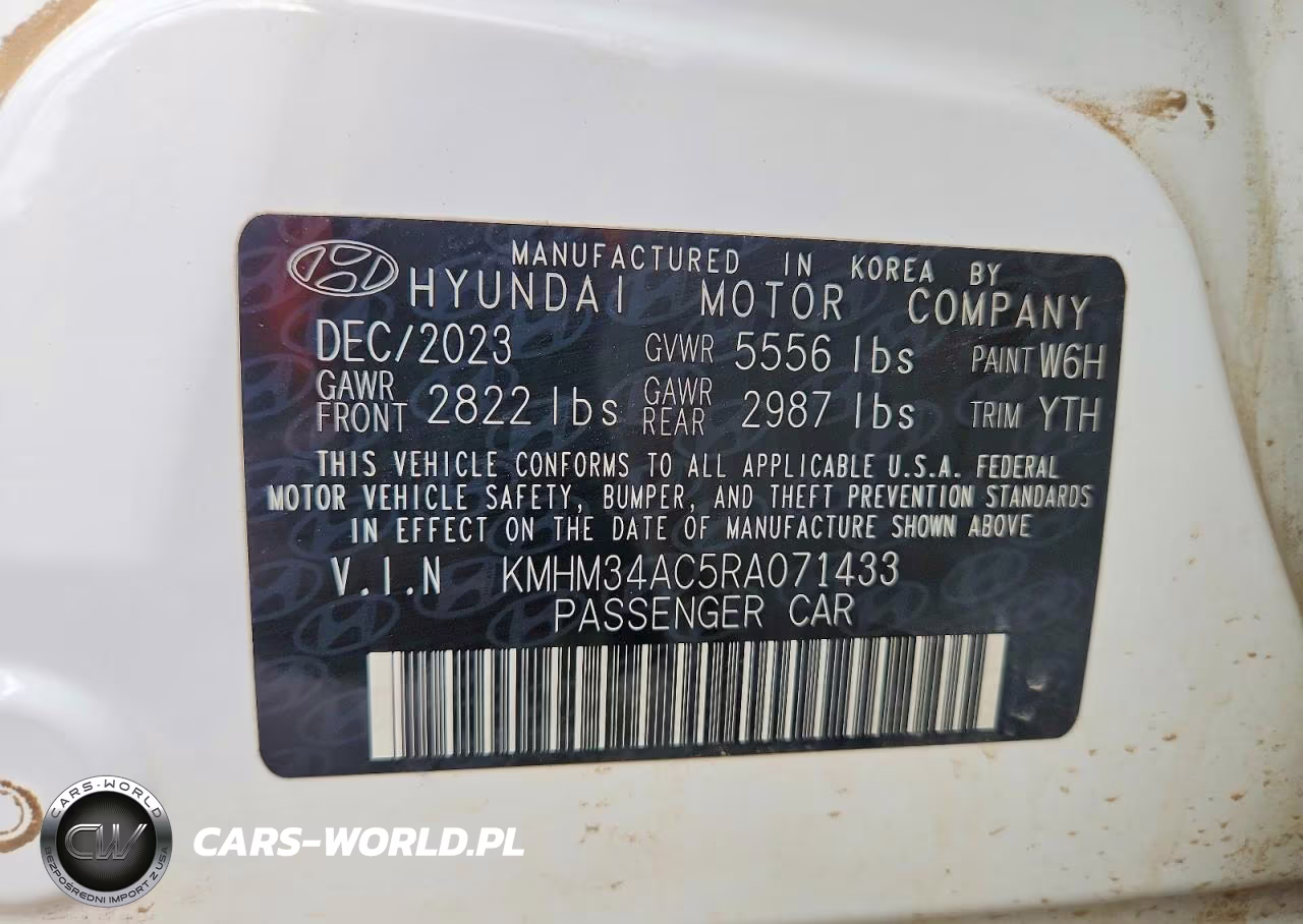2024 Hyundai Ioniq 6 Sel VIN:KMHM34AC5RA071433 - 14