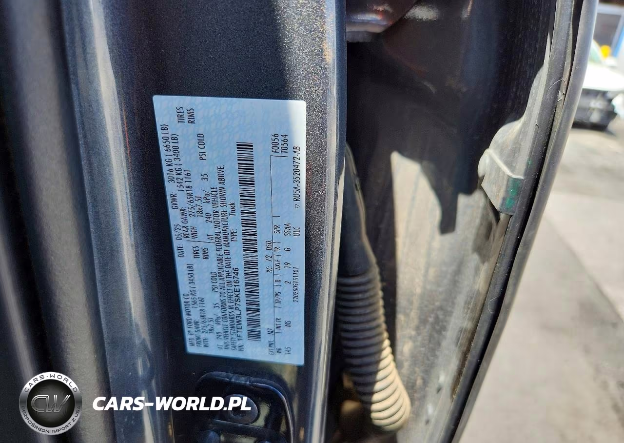 2025 Ford F150 Xlt VIN:1FTEW3LP7SKE16746 - 13