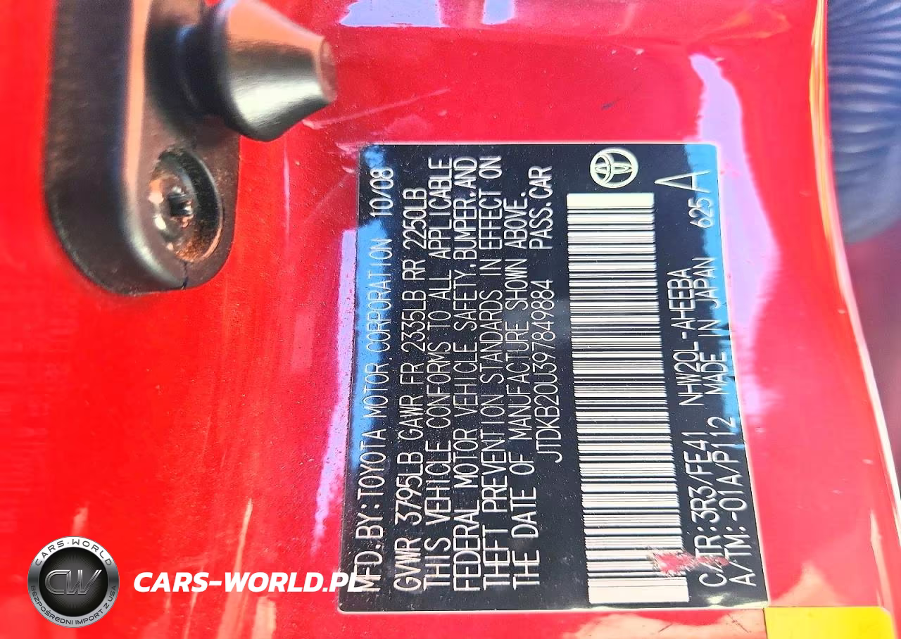 2009 Toyota Prius Base VIN:JTDKB20U397849884 - 12