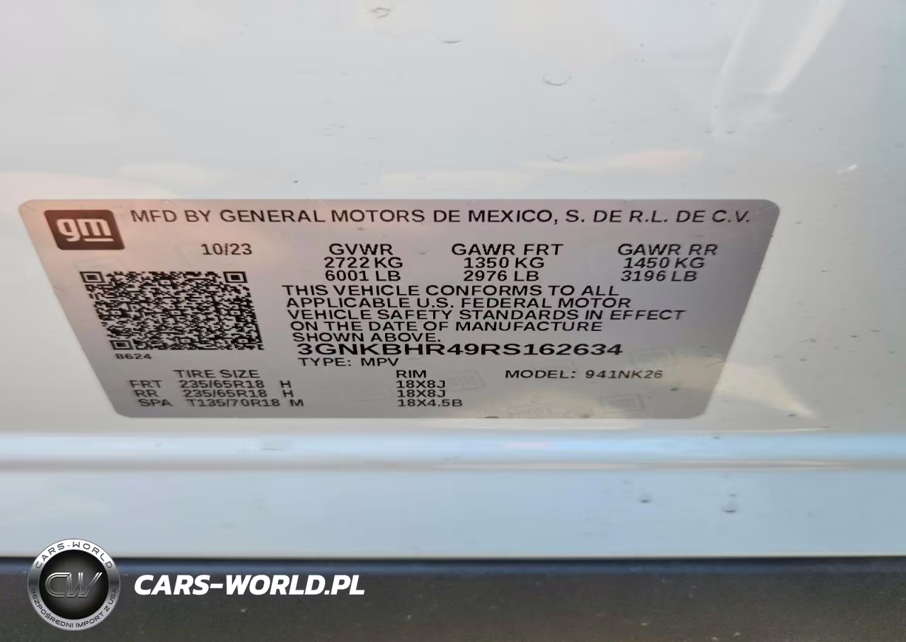 2024 Chevrolet Blazer 2Lt VIN:3GNKBHR49RS162634 - 12