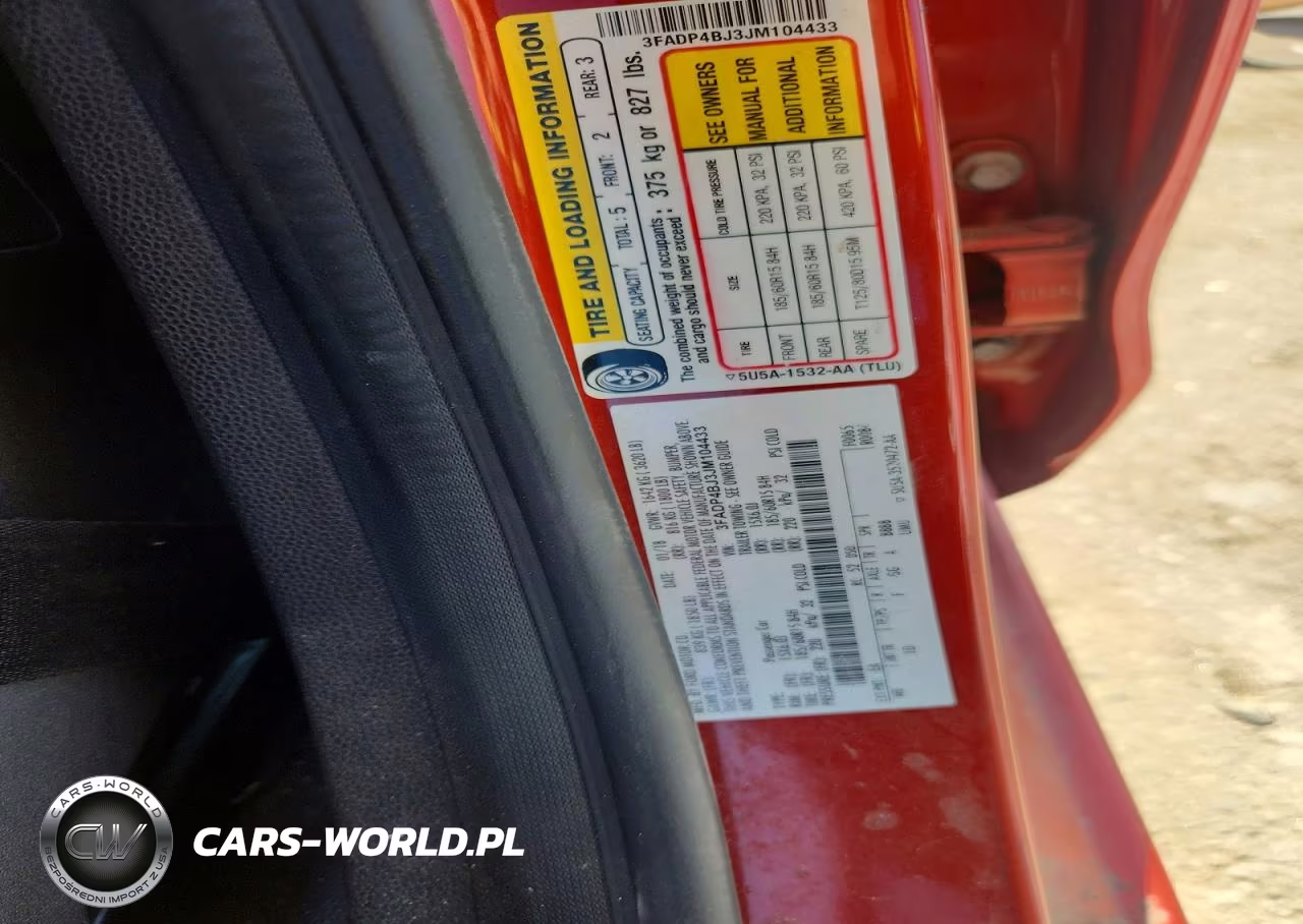 2018 Ford Fiesta Se VIN:3FADP4BJ3JM104433 - 12