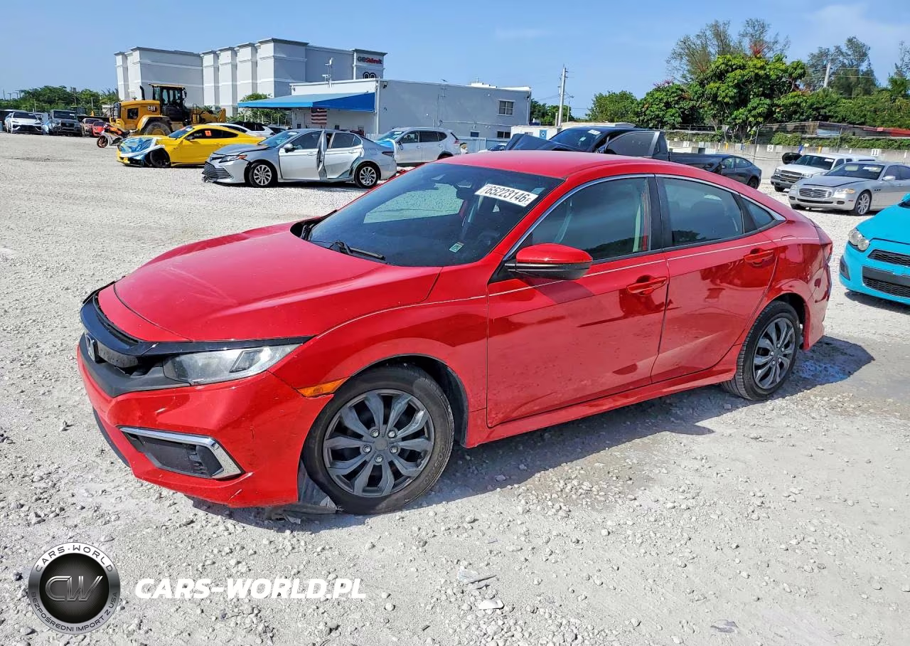 2020 Honda Civic Lx VIN:2HGFC2F64LH501368 - 1