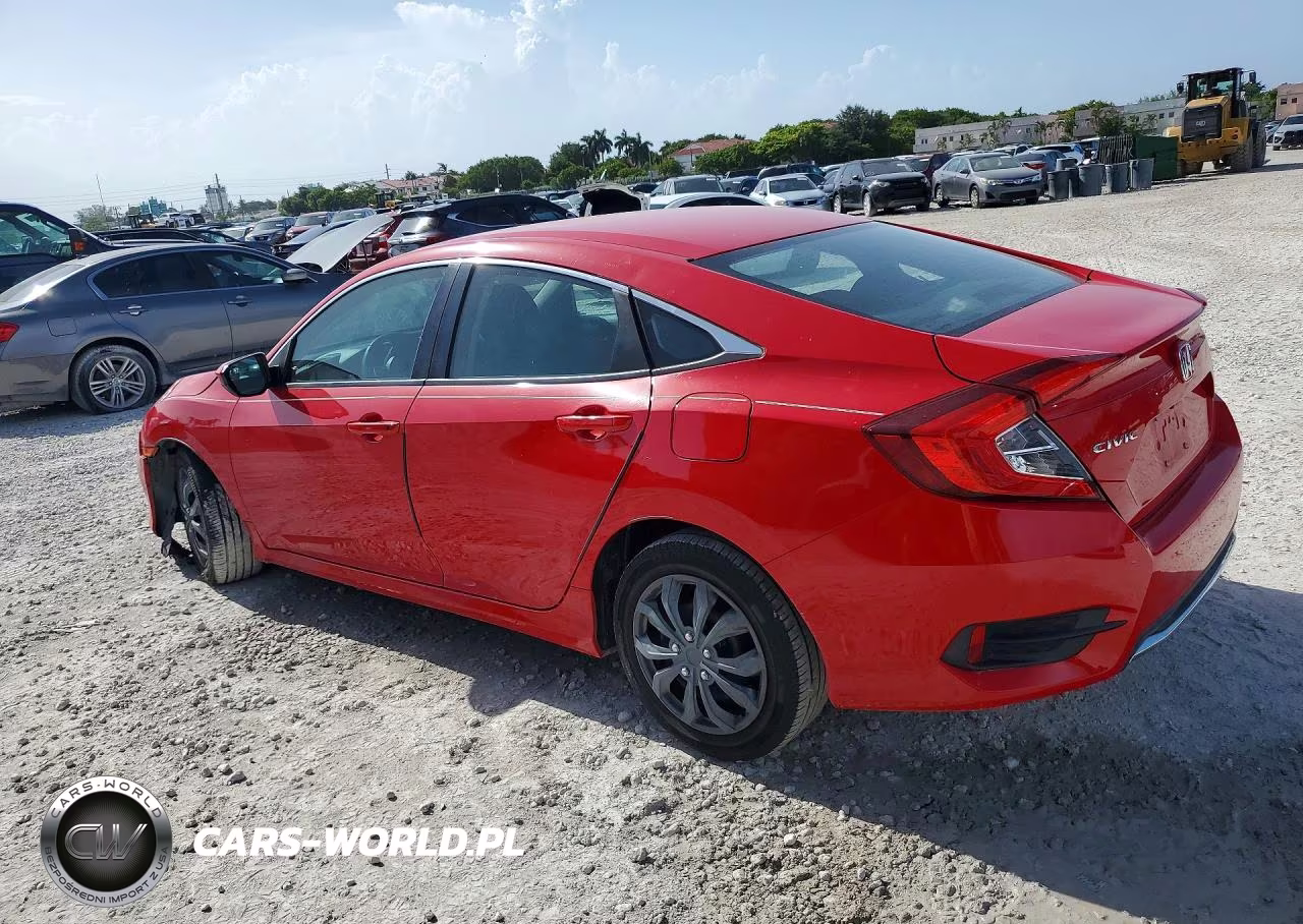 2020 Honda Civic Lx VIN:2HGFC2F64LH501368 - 2