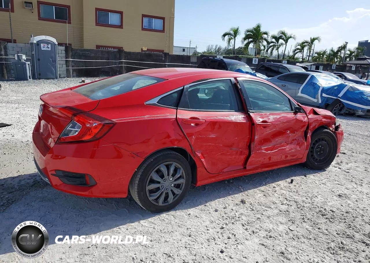 2020 Honda Civic Lx VIN:2HGFC2F64LH501368 - 3