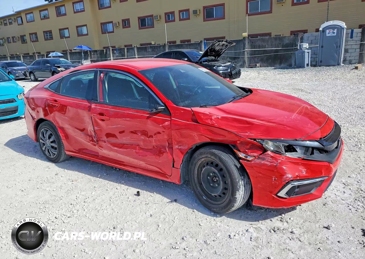 2020 Honda Civic Lx VIN:2HGFC2F64LH501368 - 4
