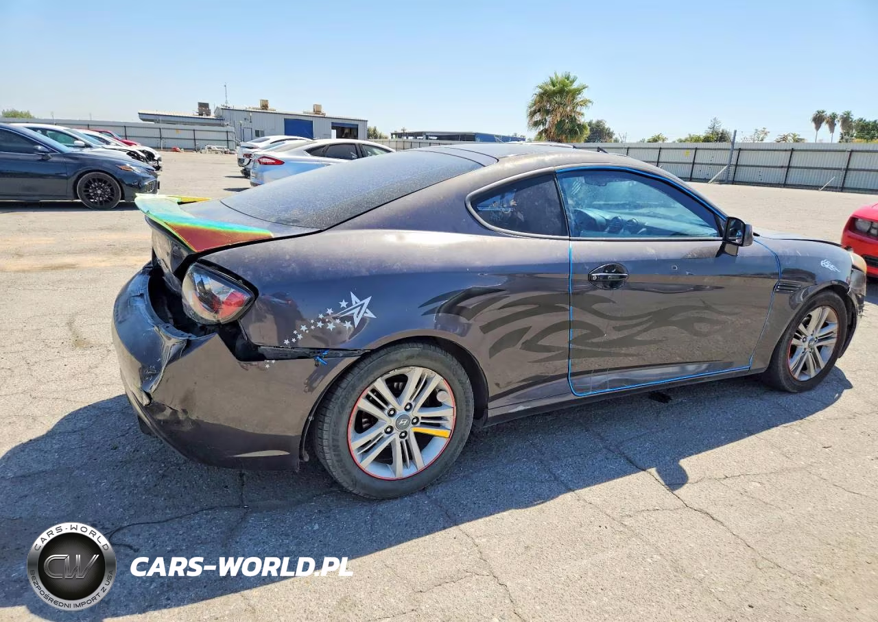 2008 Hyundai Tiburon Gs VIN:KMHHM66D68U280544 - 3