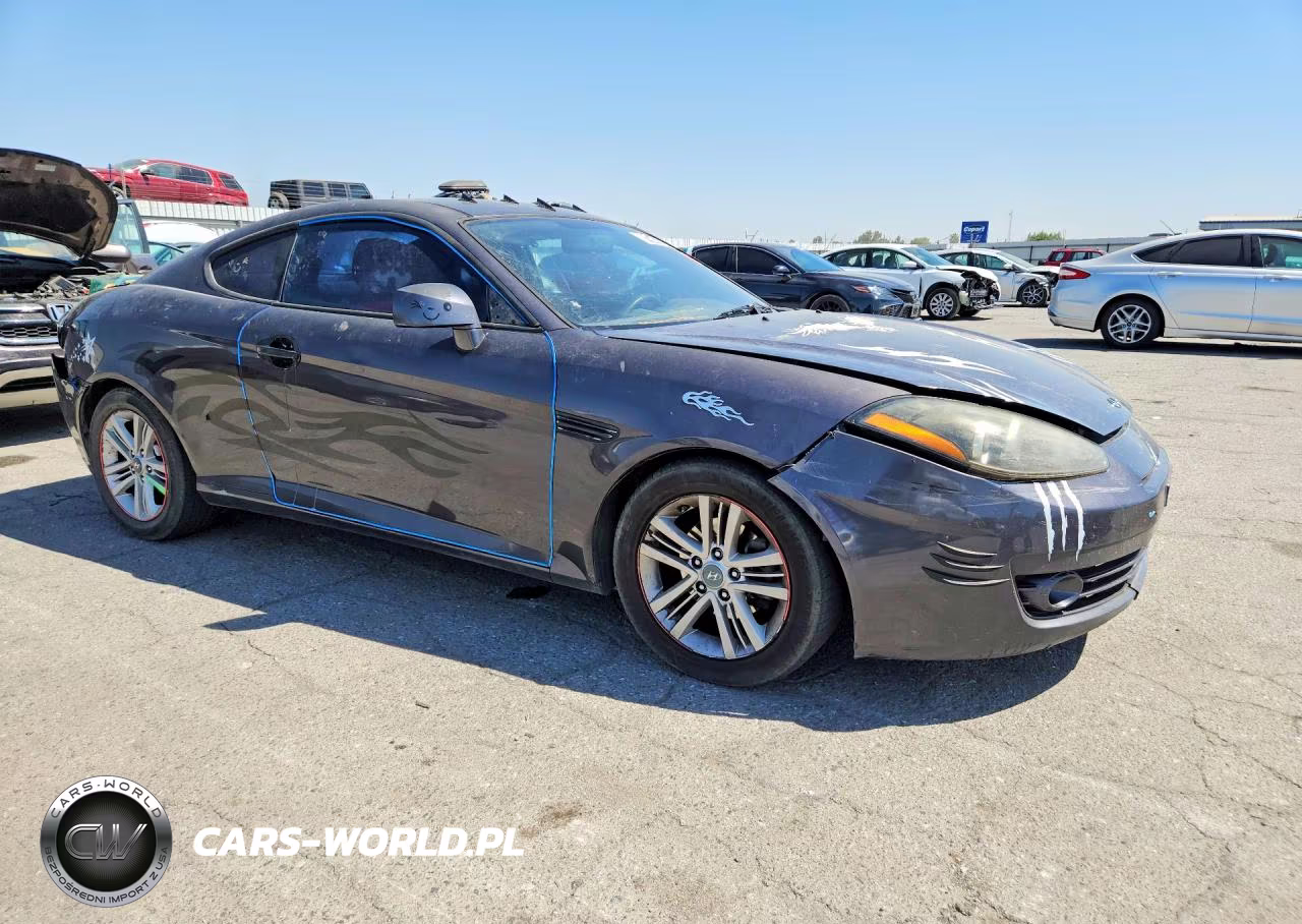 2008 Hyundai Tiburon Gs VIN:KMHHM66D68U280544 - 4