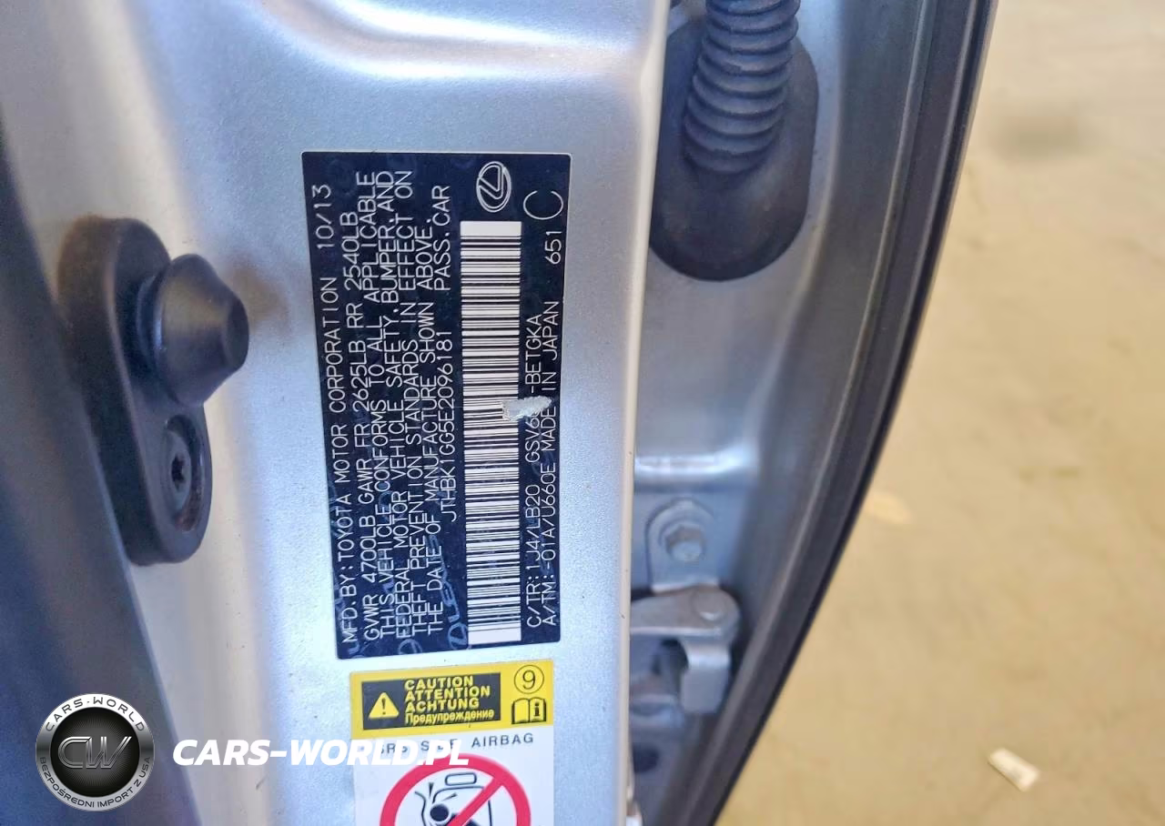 2014 Lexus Es 350 VIN:JTHBK1GG5E2096181 - 12