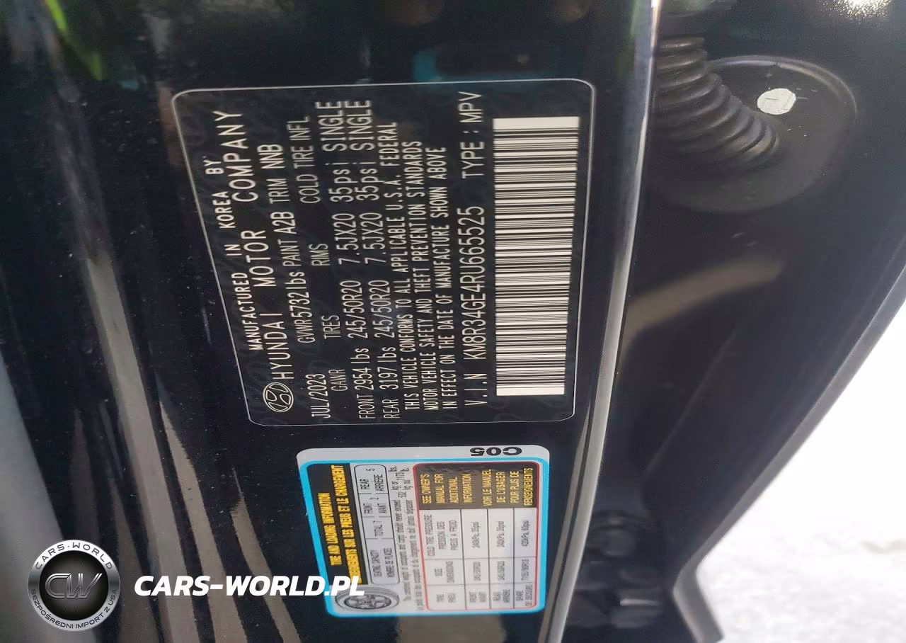 2024 Hyundai Palisade Xrt VIN:KM8R34GE4RU665525 - 13