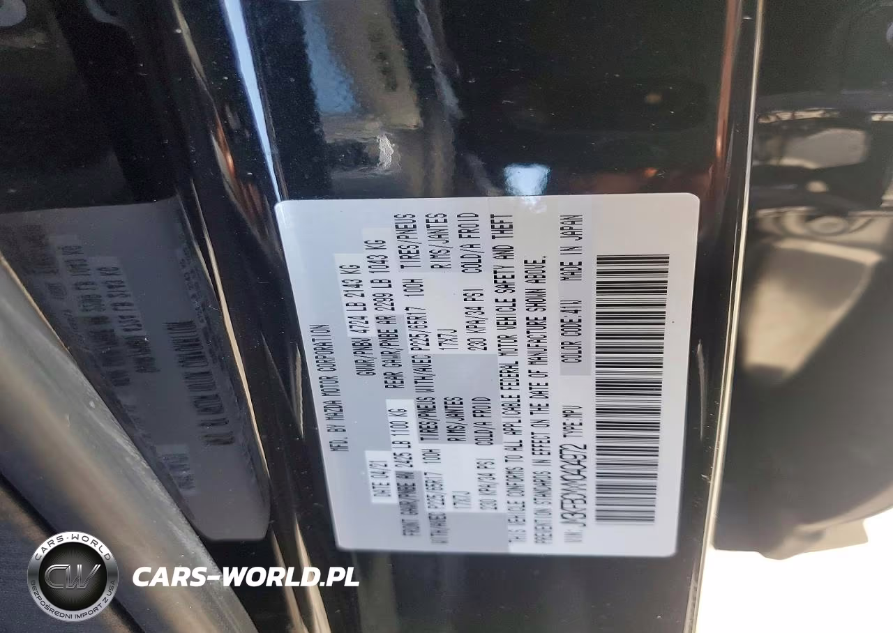 2021 Mazda Cx-5 Touring VIN:JM3KFBCMXM0404972 - 14