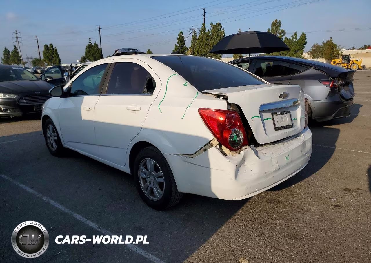 2012 Chevrolet Sonic Lt VIN:1G1JC5SHXC4156726 - 2