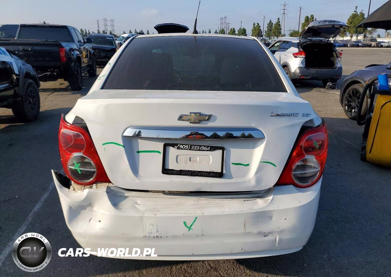 2012 Chevrolet Sonic Lt VIN:1G1JC5SHXC4156726 - 6