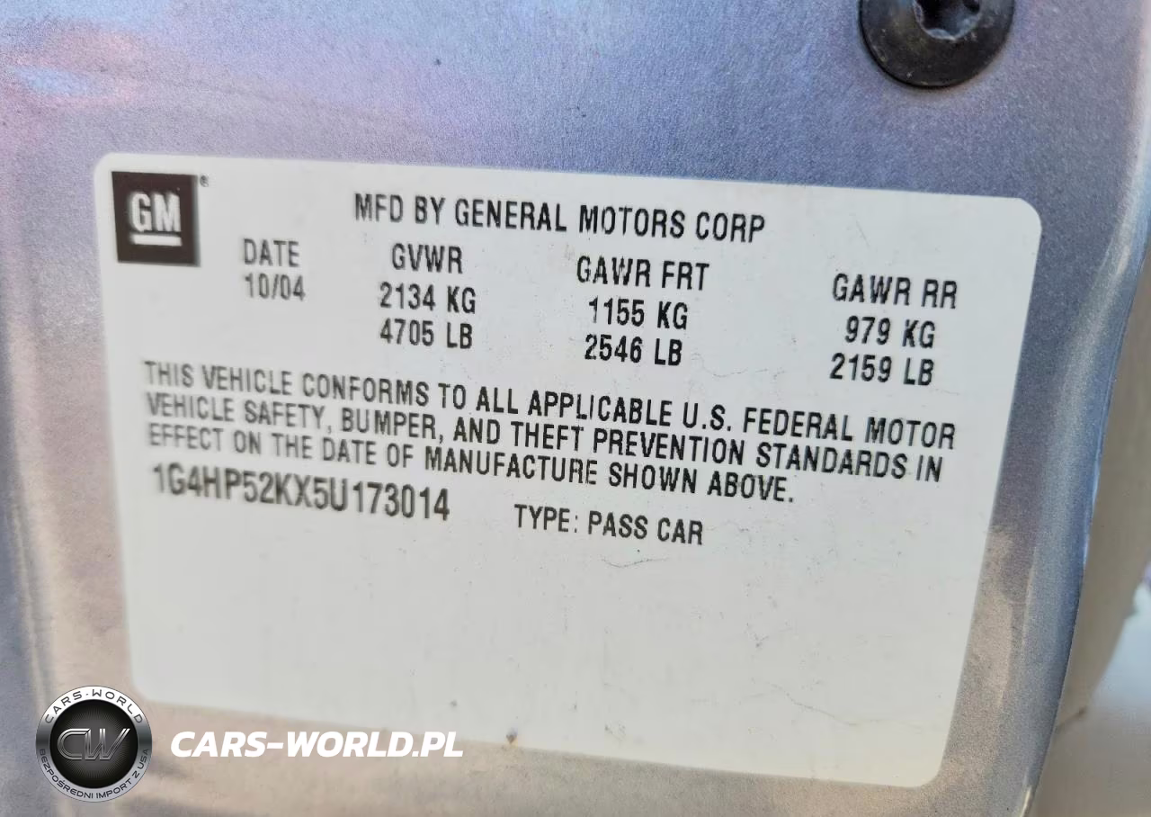 2005 Buick Lesabre Custom VIN:1G4HP52KX5U173014 - 12