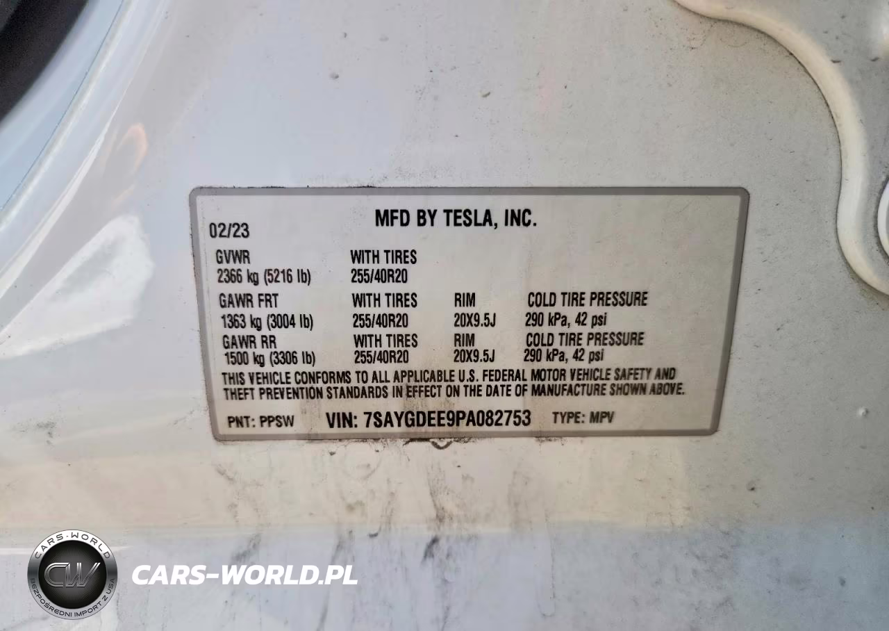 2023 Tesla Model Y VIN:7SAYGDEE9PA082753 - 13