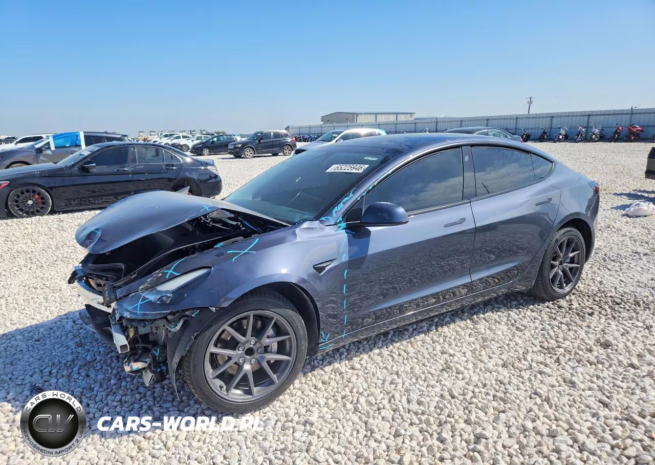 2022 Tesla Model 3 VIN:5YJ3E1EA6NF373123 - 1
