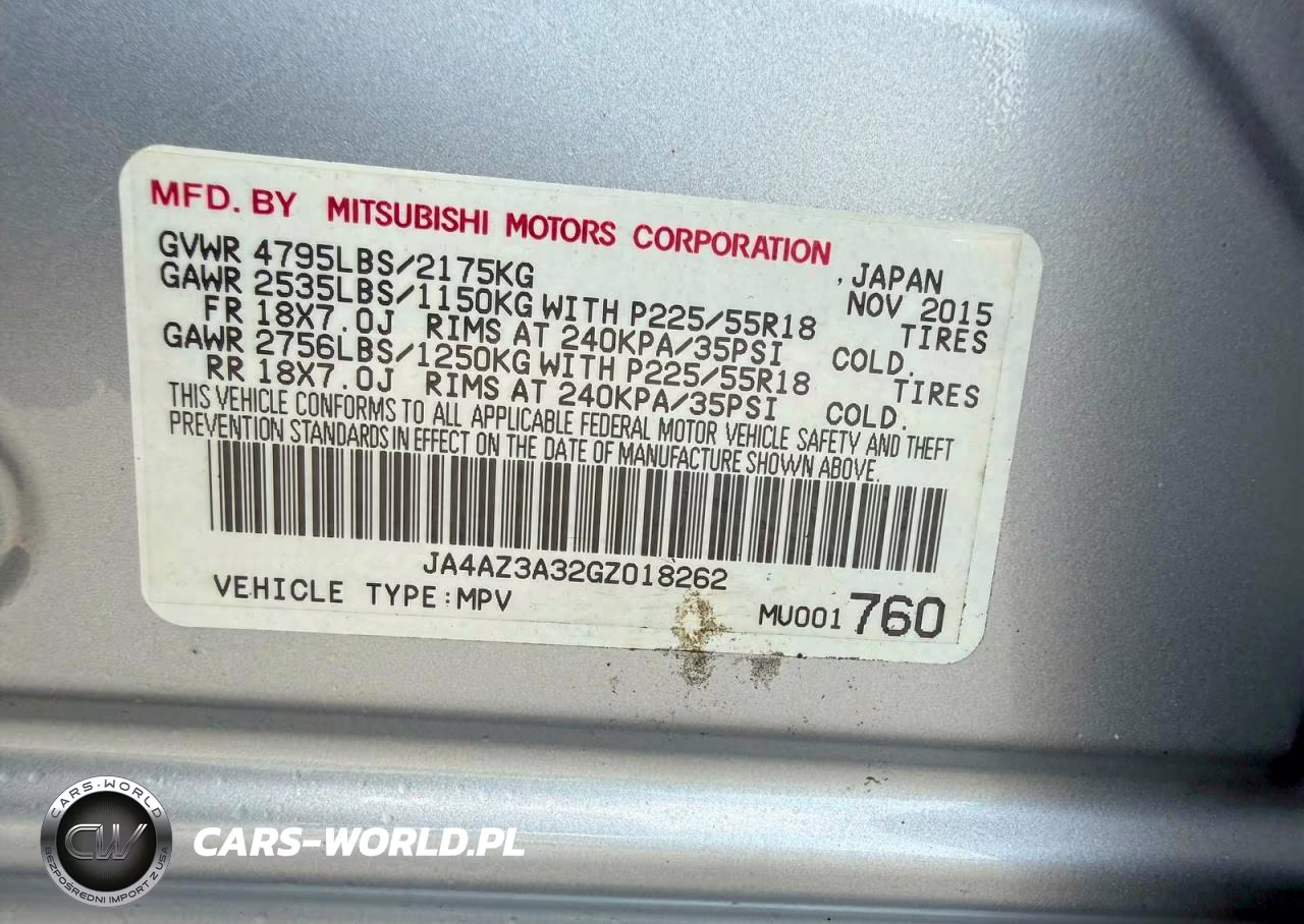 2016 Mitsubishi Outlander Se VIN:JA4AZ3A32GZ018262 - 10