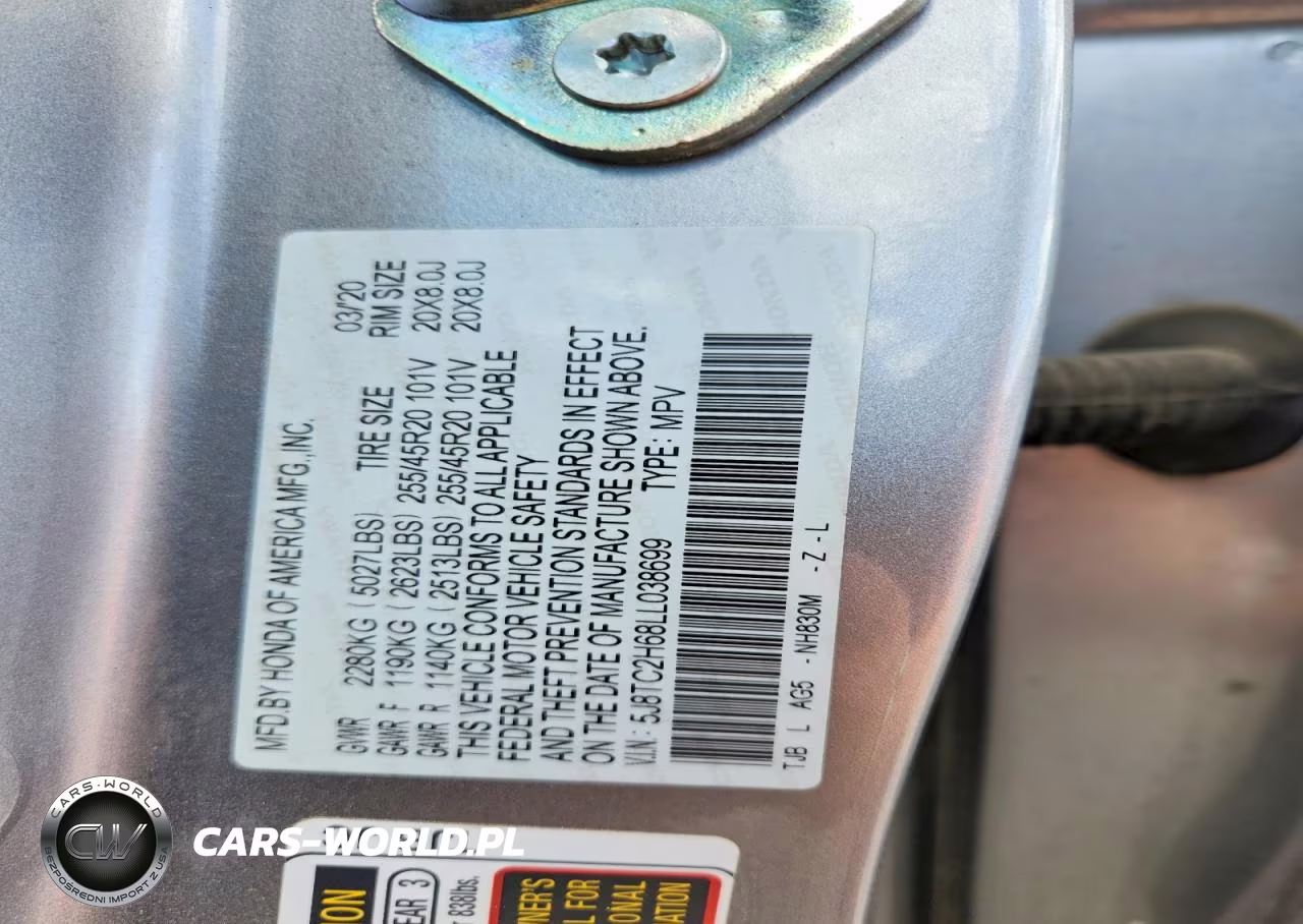 2020 Acura Rdx A-Spec VIN:5J8TC2H68LL038699 - 13