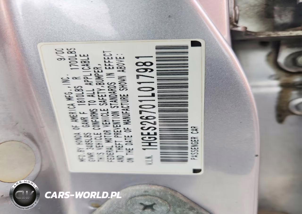 2001 Honda Civic Ex VIN:1HGES26701L017981 - 12