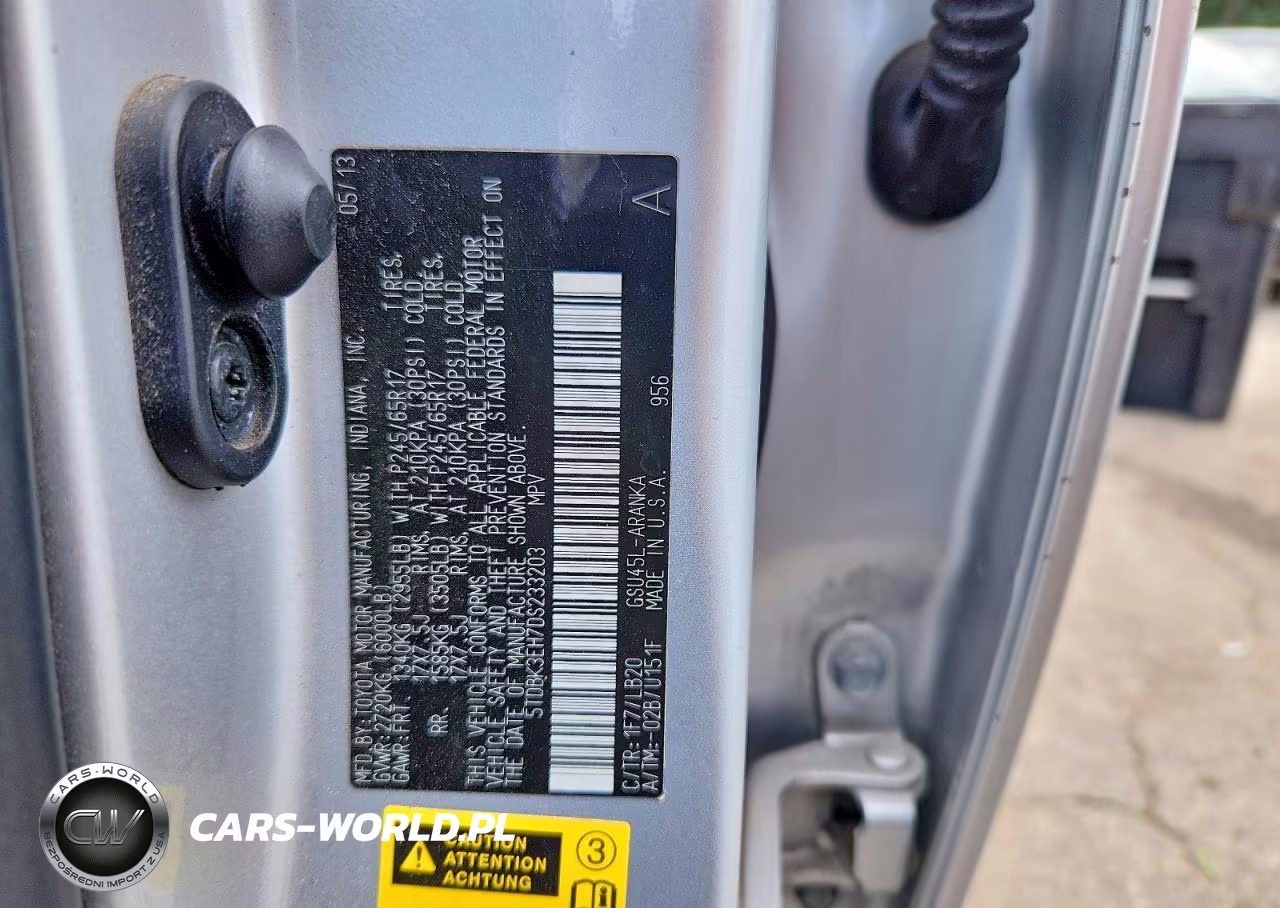 2013 Toyota Highlander Se VIN:5TDBK3EH7DS233203 - 12