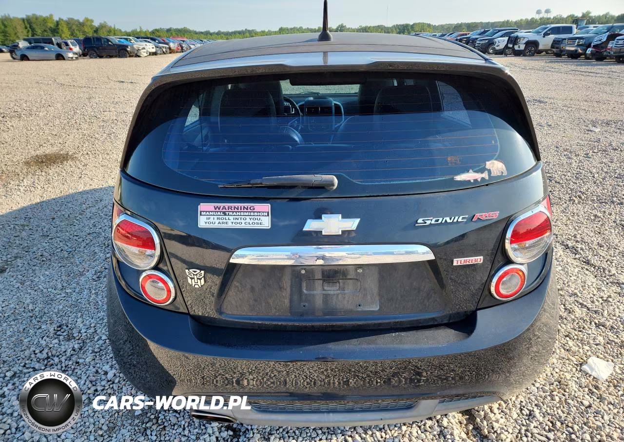 2013 Chevrolet Sonic Rs VIN:1G1JH6SB4D4165541 - 6
