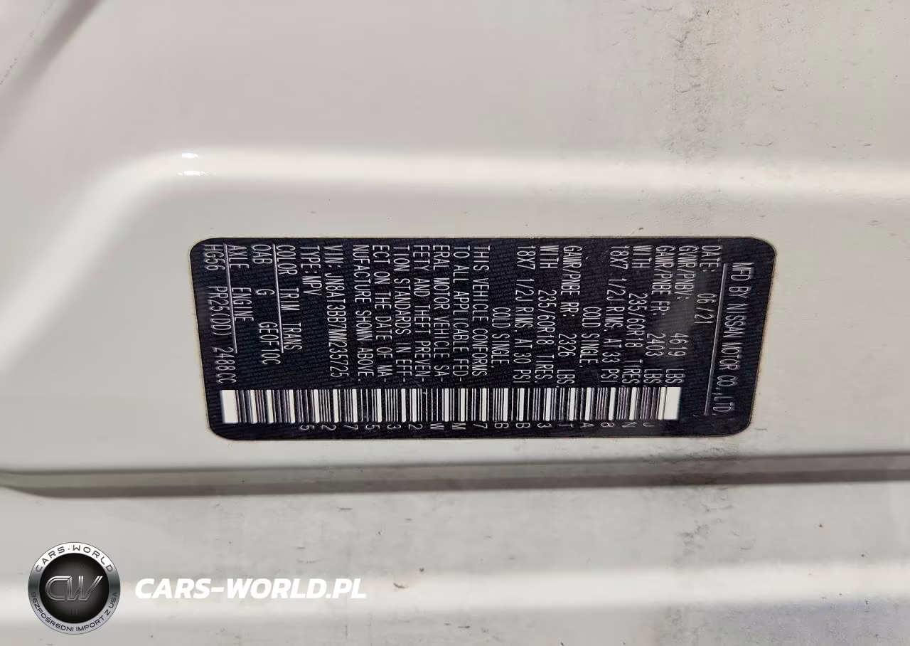 2021 Nissan Rogue Sv VIN:JN8AT3BB7MW235725 - 13