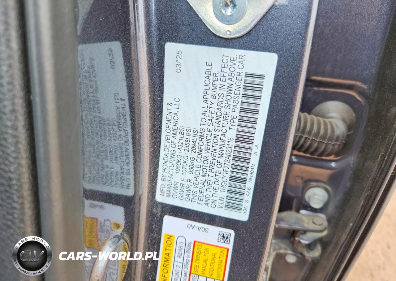 2025 Honda Accord Lx VIN:1HGCY1F27SA023116 - 13