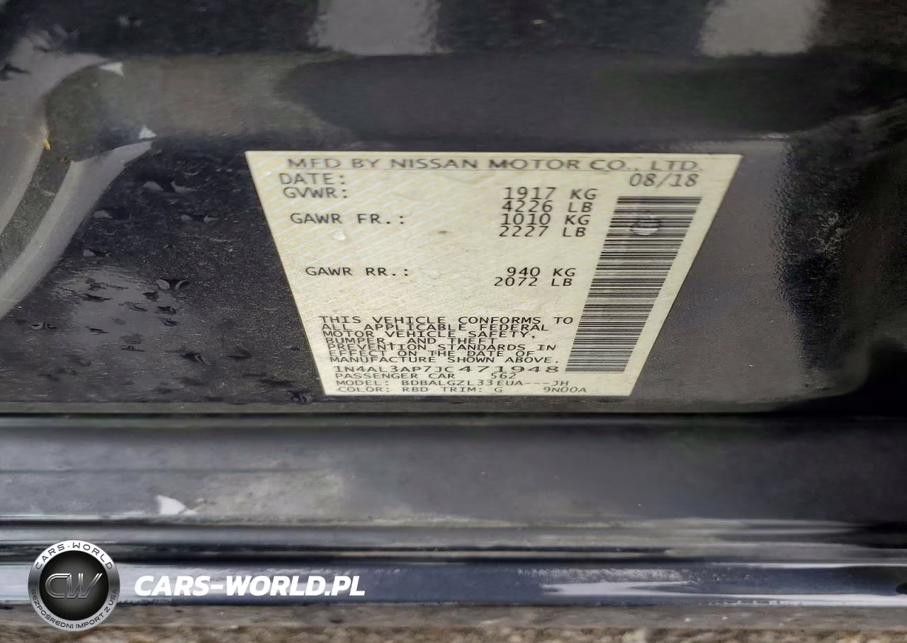 2018 Nissan Altima 2.5 S VIN:1N4AL3AP7JC471948 - 12