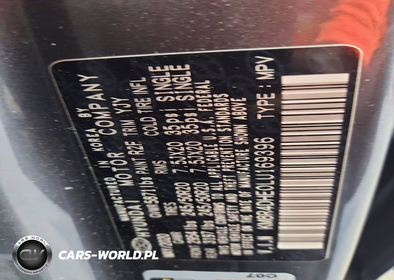 2020 Hyundai Palisade Sel VIN:KM8R4DHE0LU169396 - 13