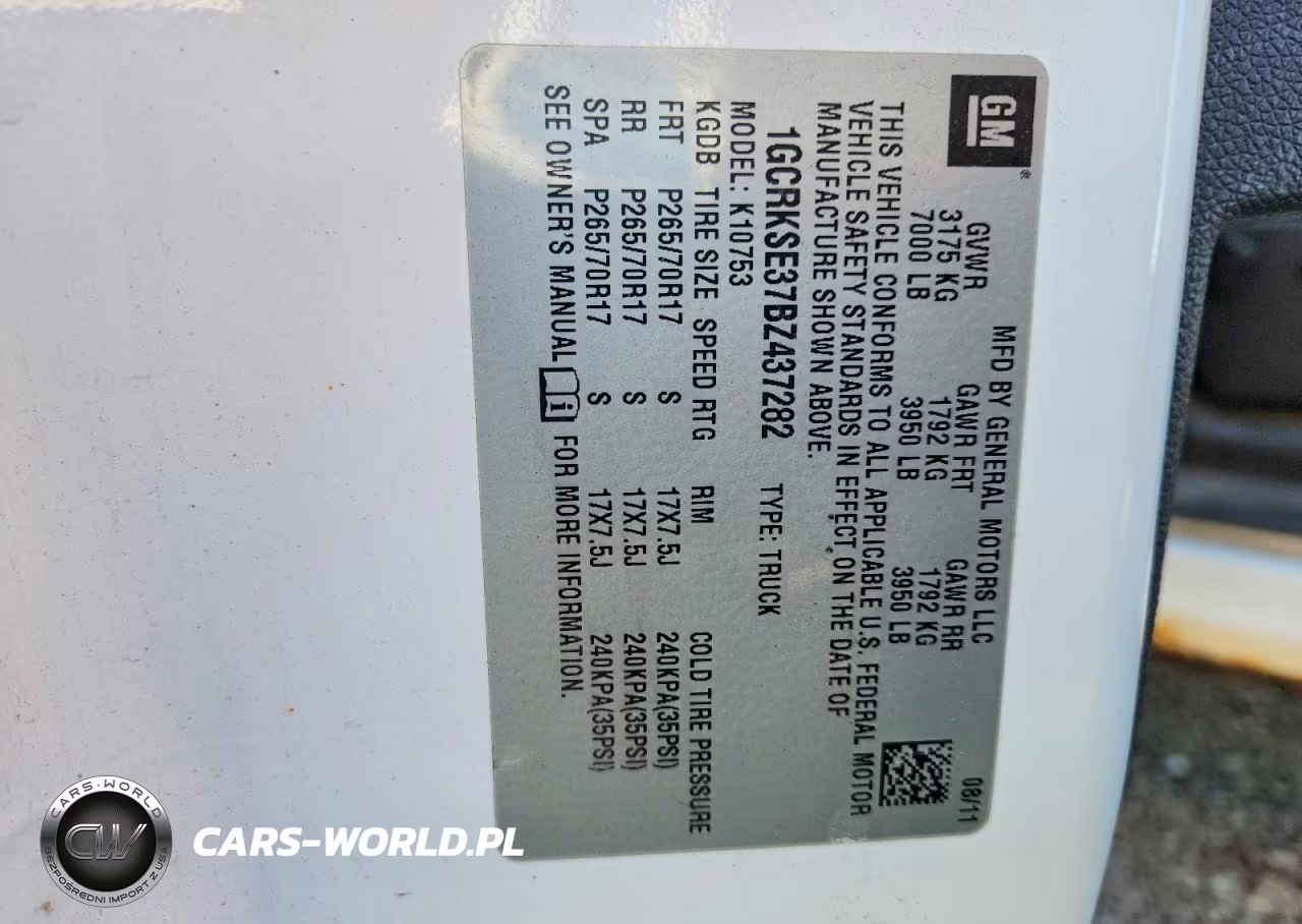 2011 Chevrolet Silverado K1500 Lt VIN:1GCRKSE37BZ437282 - 12