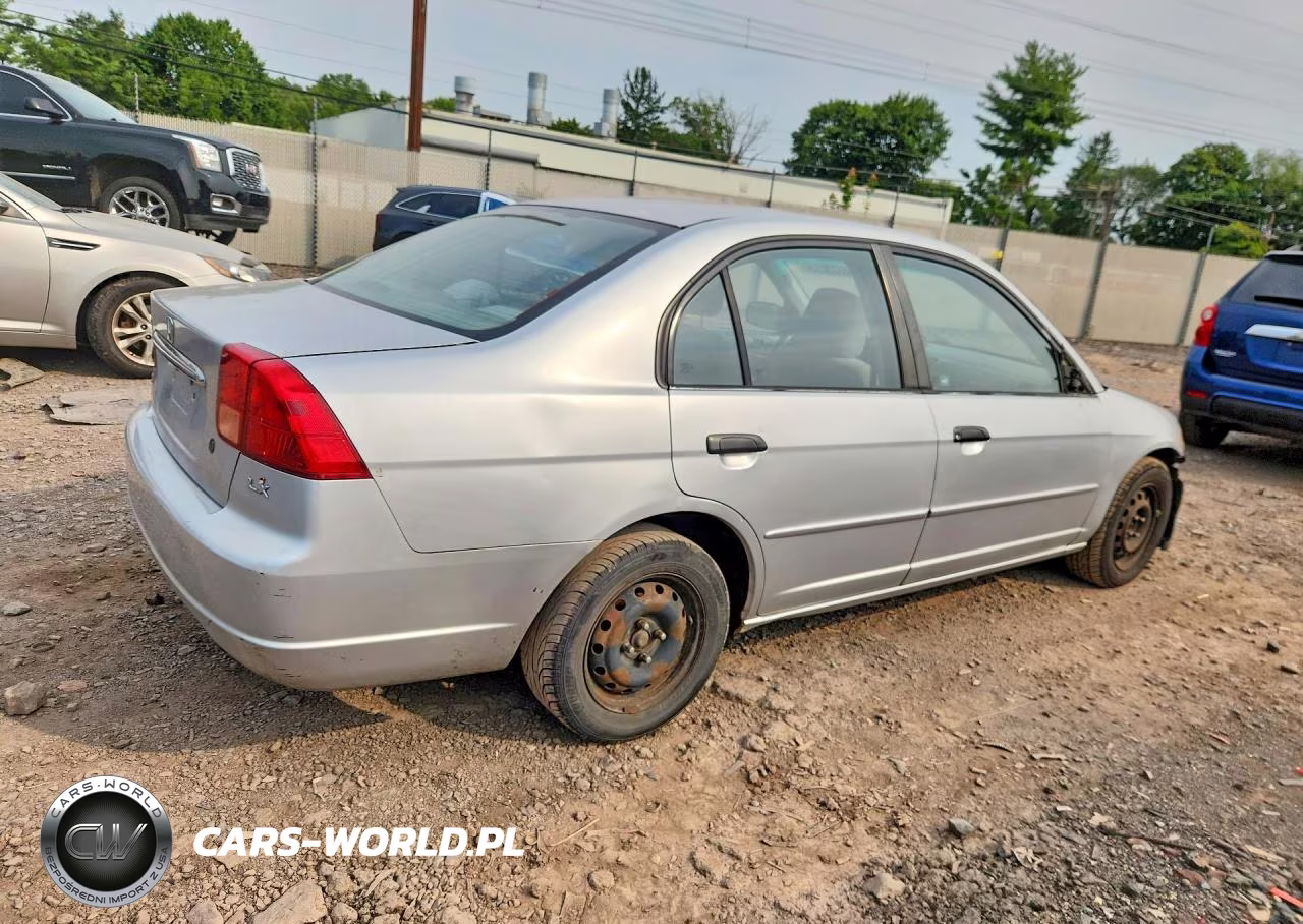 2001 Honda Civic Lx VIN:2HGES16501H612321 - 3
