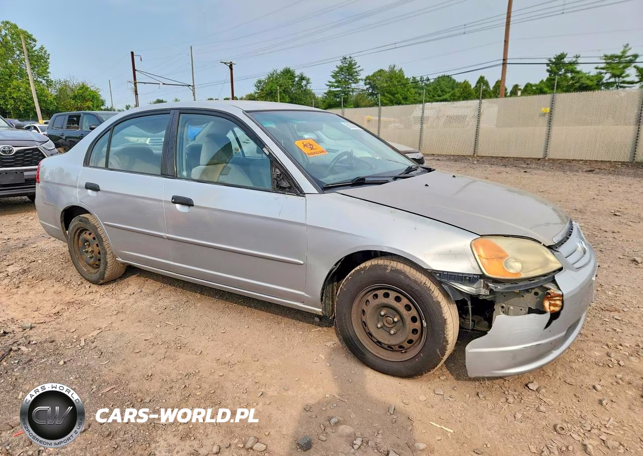 2001 Honda Civic Lx VIN:2HGES16501H612321 - 4