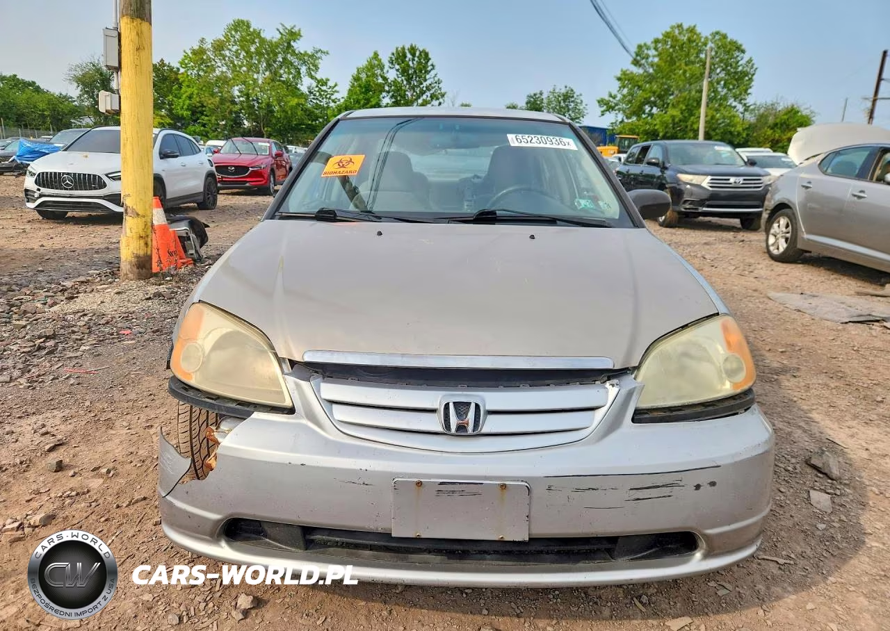 2001 Honda Civic Lx VIN:2HGES16501H612321 - 5