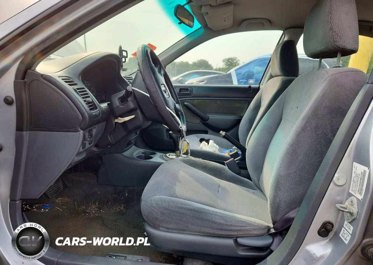 2001 Honda Civic Lx VIN:2HGES16501H612321 - 7