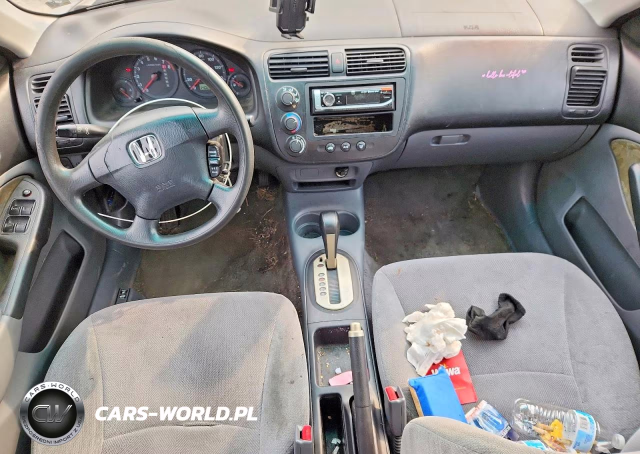 2001 Honda Civic Lx VIN:2HGES16501H612321 - 8