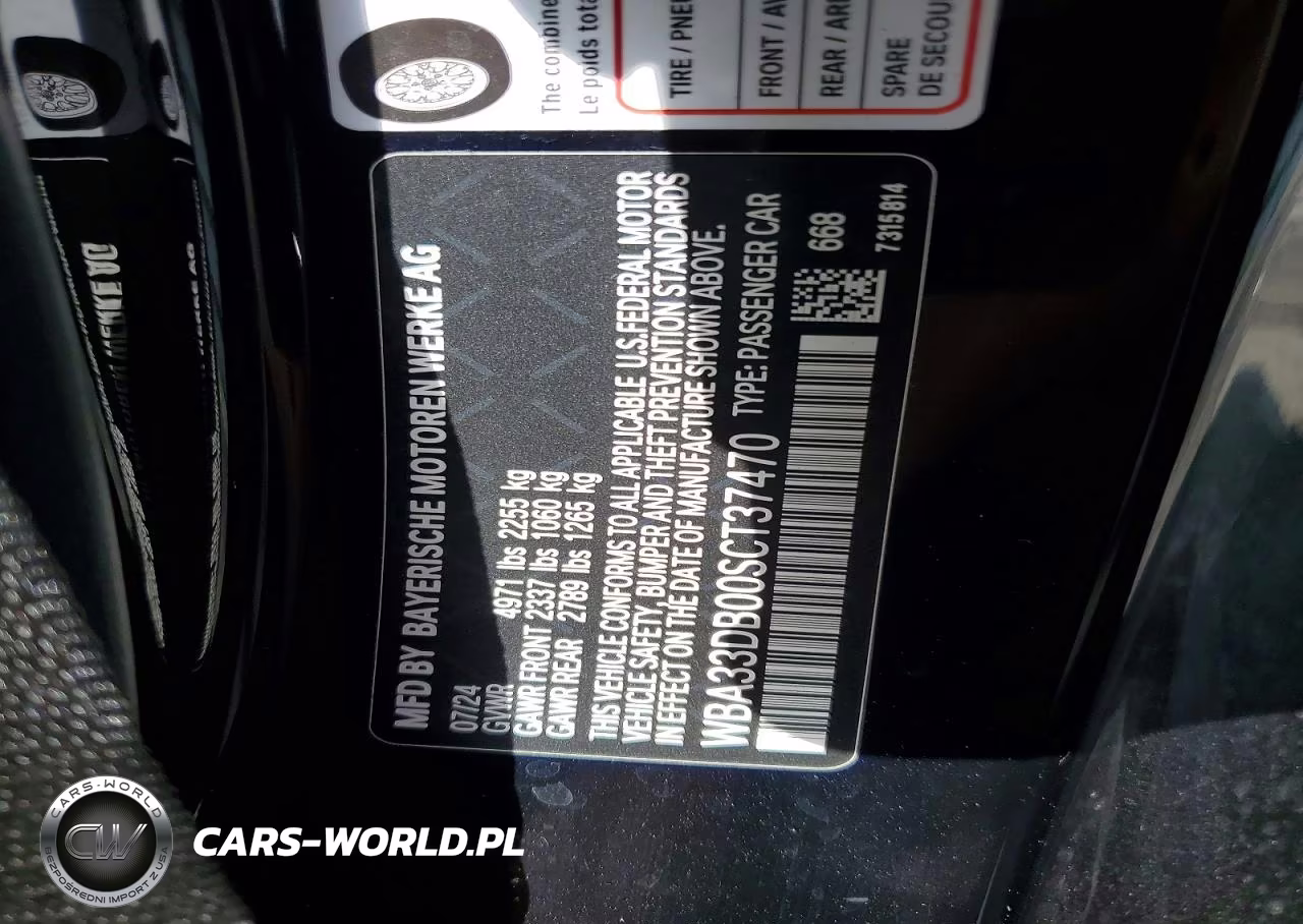 2025 BMW 430I VIN:WBA33DB00SCT37470 - 12