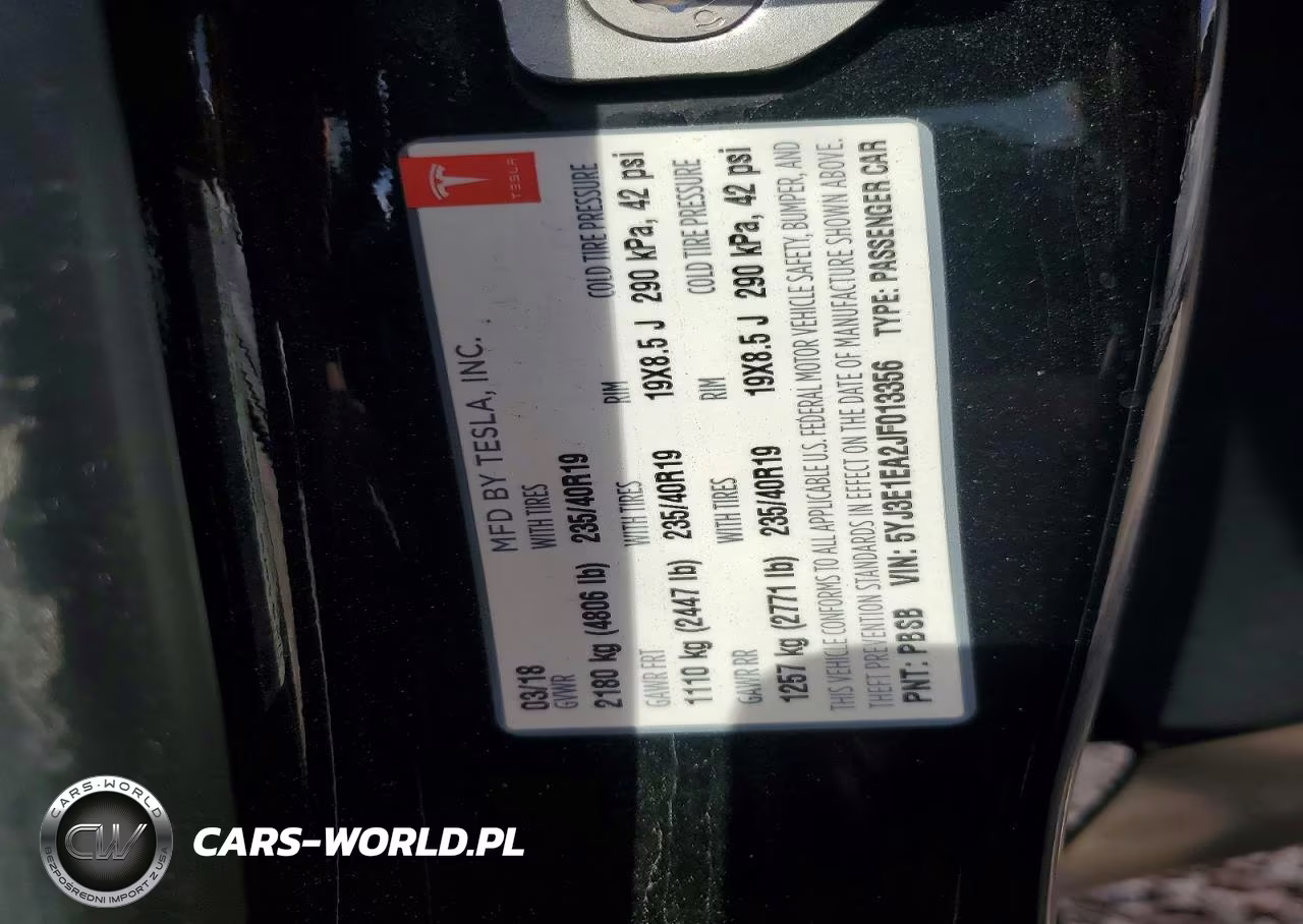 2018 Tesla Model 3 VIN:5YJ3E1EA2JF013356 - 12