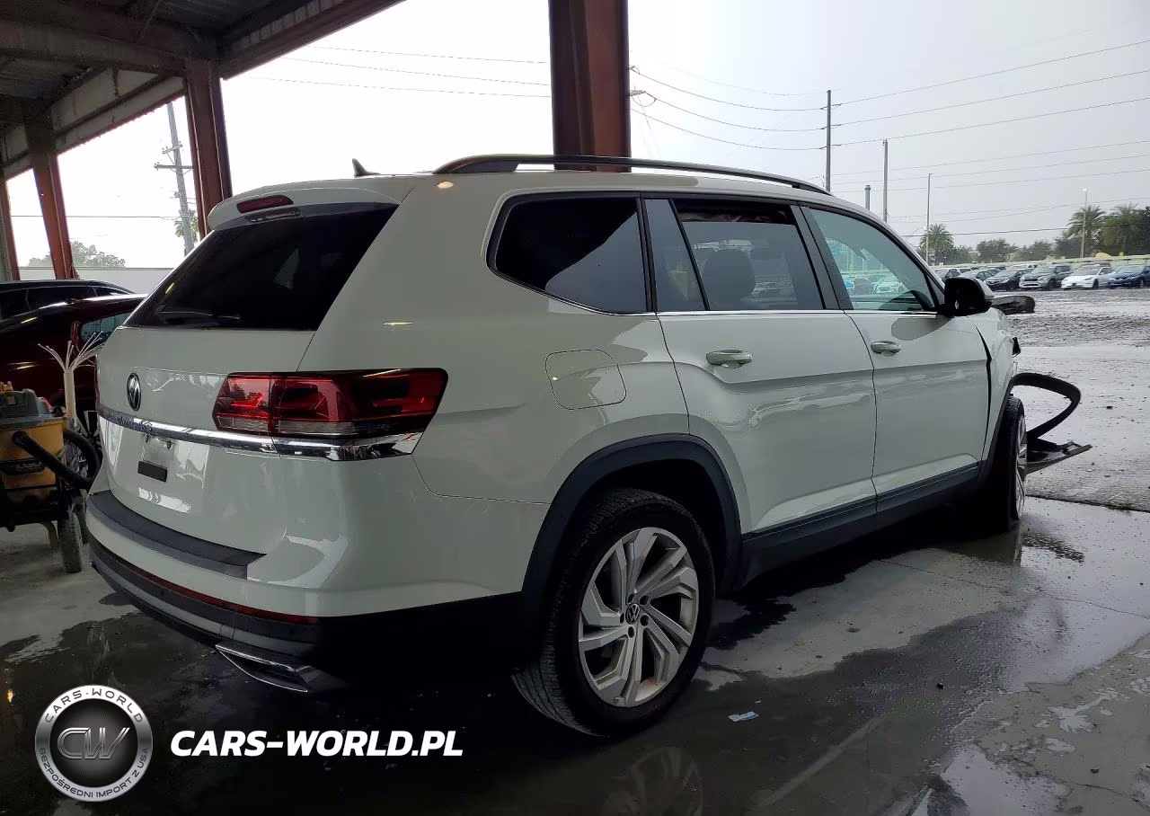 2021 Volkswagen Atlas Se VIN:1V2WR2CA2MC550996 - 3
