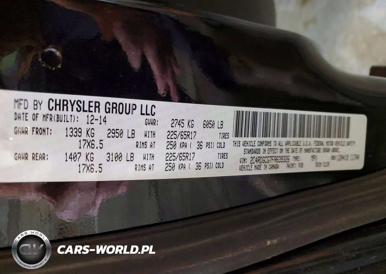 2015 Dodge Grand Caravan Sxt VIN:2C4RDGCG7FR639326 - 13