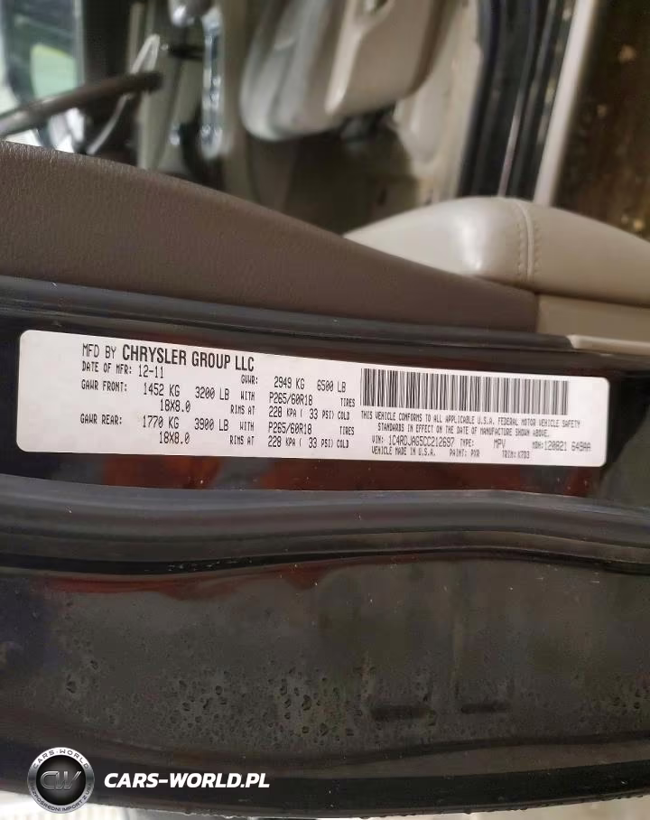 2012 Dodge Durango Sxt VIN:1C4RDJAG5CC212697 - 14