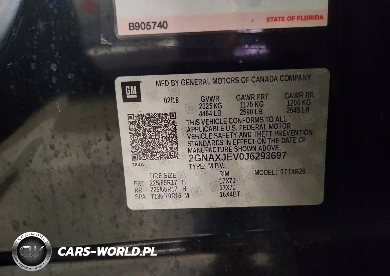 2018 Chevrolet Equinox Lt VIN:2GNAXJEV0J6293697 - 13