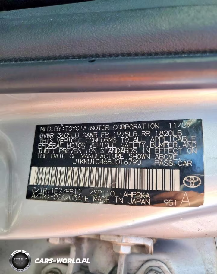 2008 Scion Xd Base VIN:JTKKU10468J016790 - 13