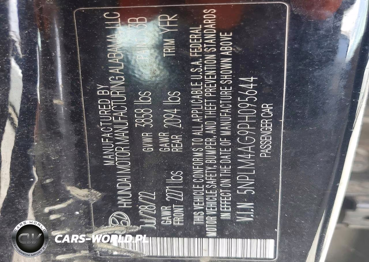 2023 Hyundai Elantra Sel VIN:5NPLM4AG9PH095644 - 12